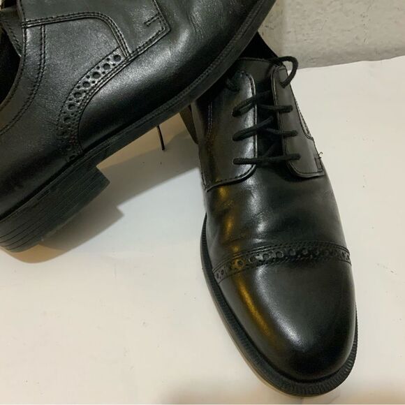 Cole Haan Mens Ross Dustin Black Cap Brogue Oxford Dress Shoes C26638 Size 9 main image 11
